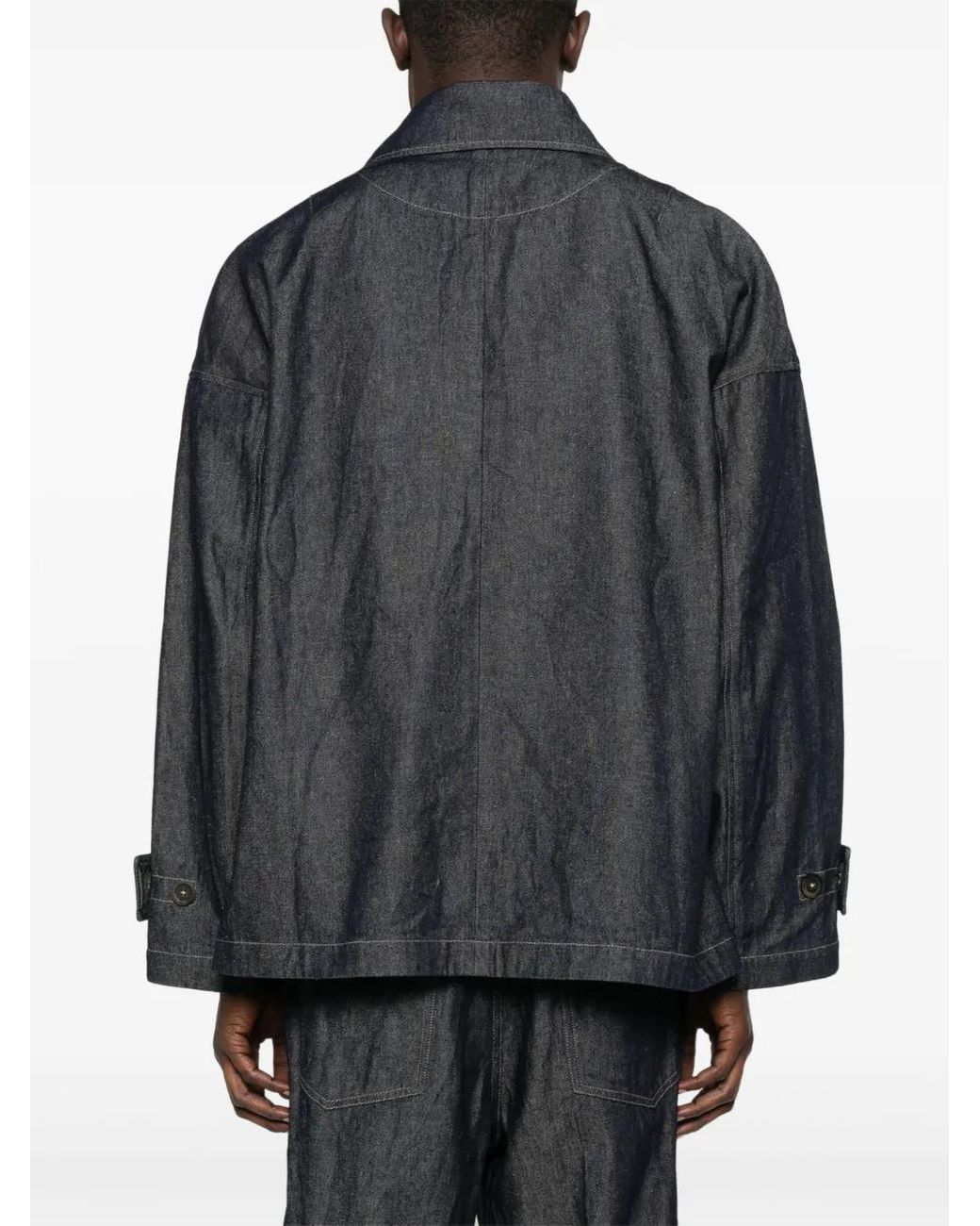Forme D'expression Gray Denim Blazer for men