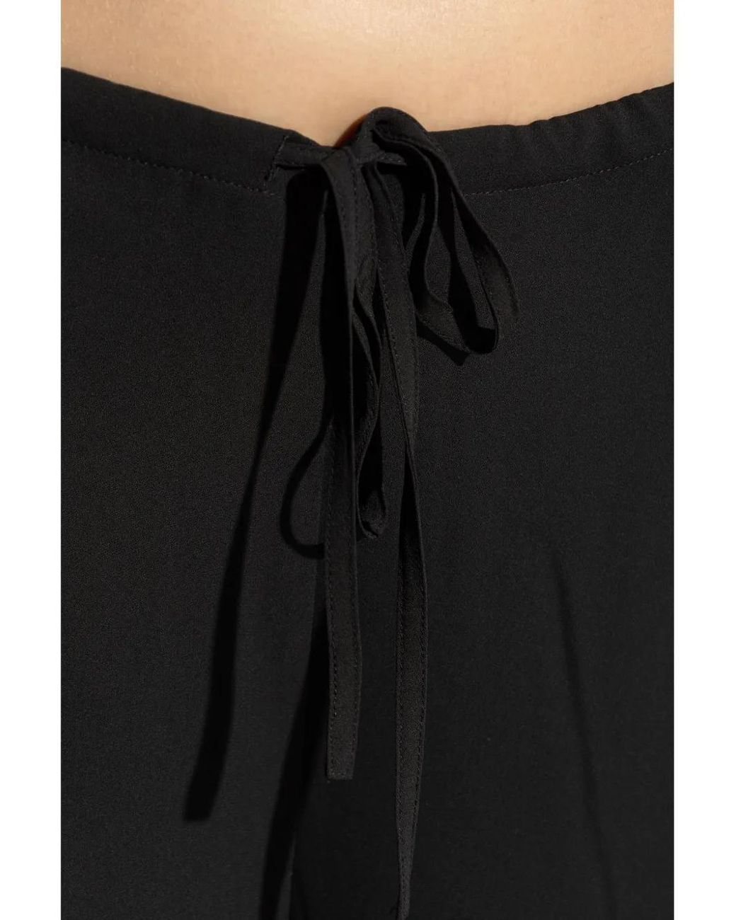 Theory Black Loose-Fit Trousers