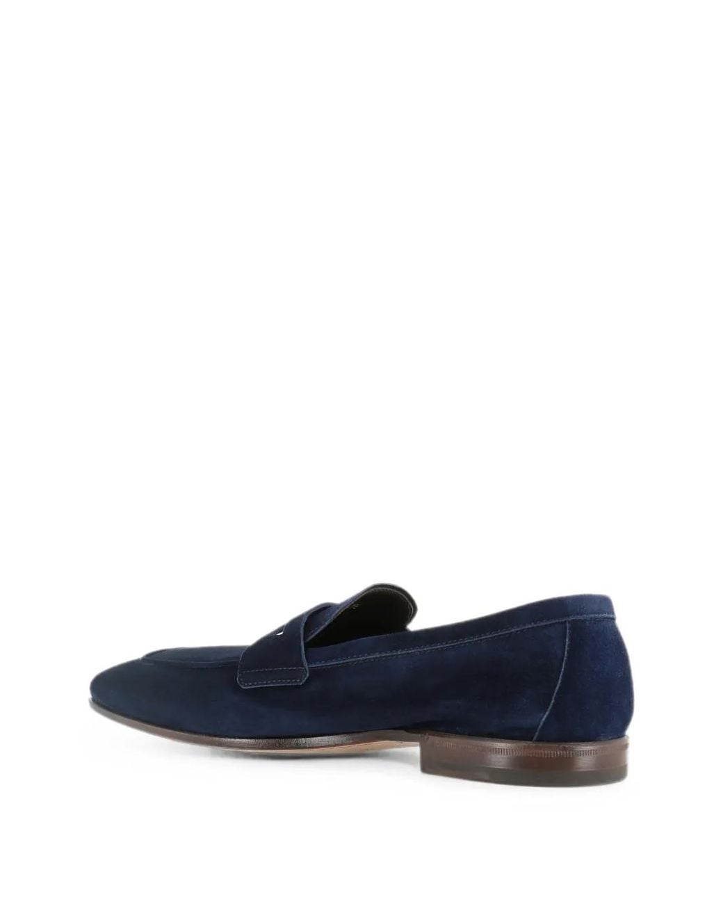 Henderson Blue Mocassins En Daim for men