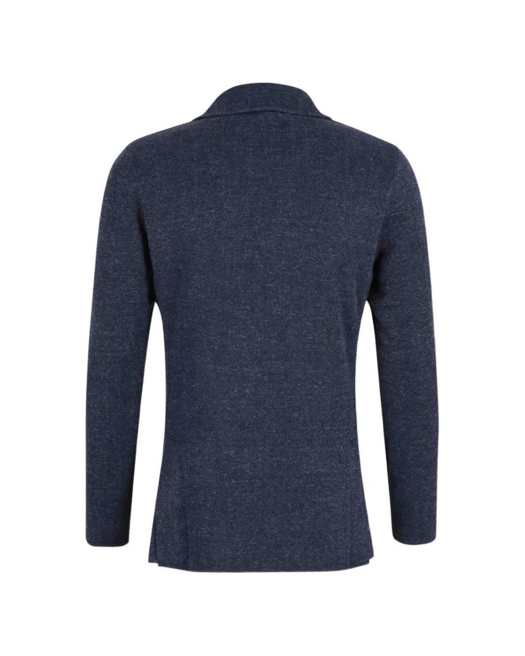Lardini Blue Patch-Pocket Blazer for men