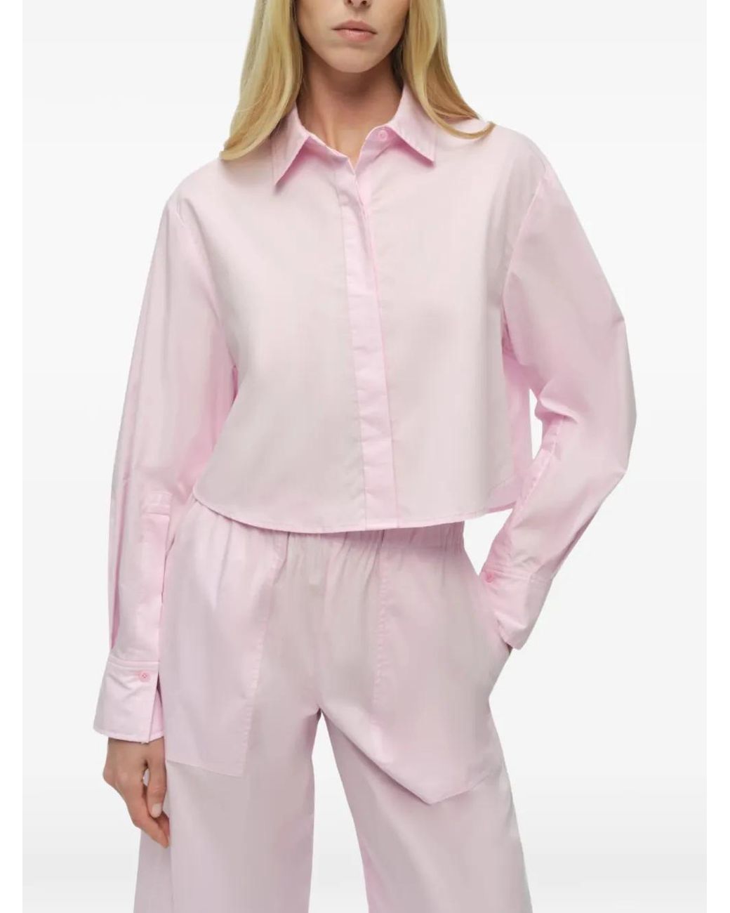 Jonathan Simkhai Pink Arden Pull-On Trousers