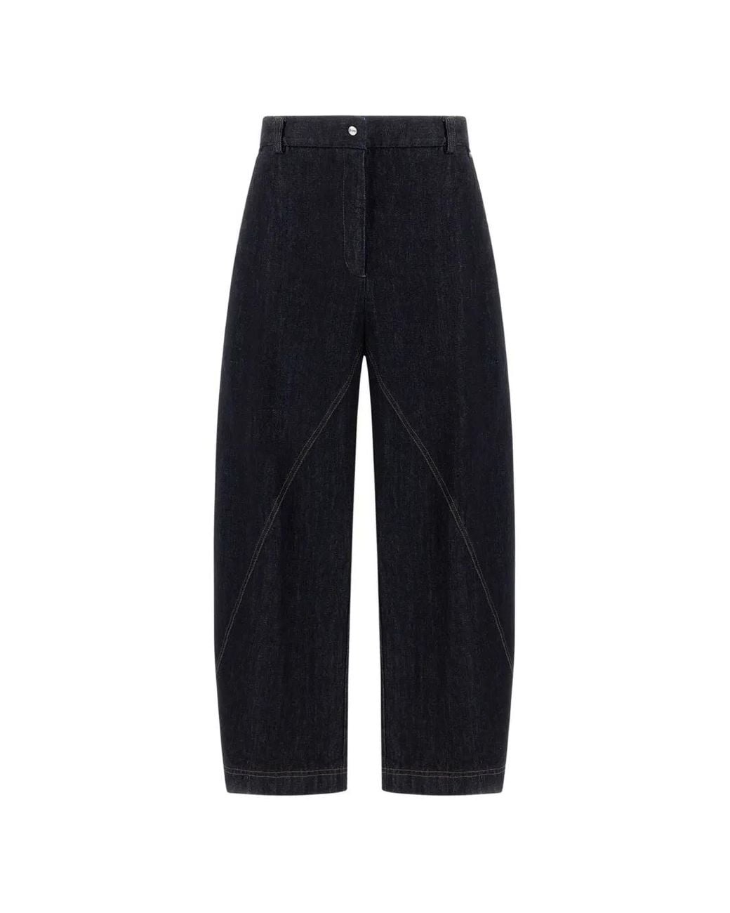 Herno Regular-Fit Palazzo Jeans in het Blue