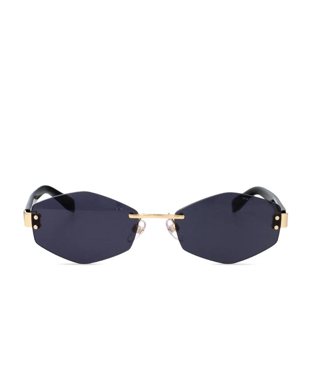 Marc Jacobs Blue Air Geometric-Rimless Sunglasses