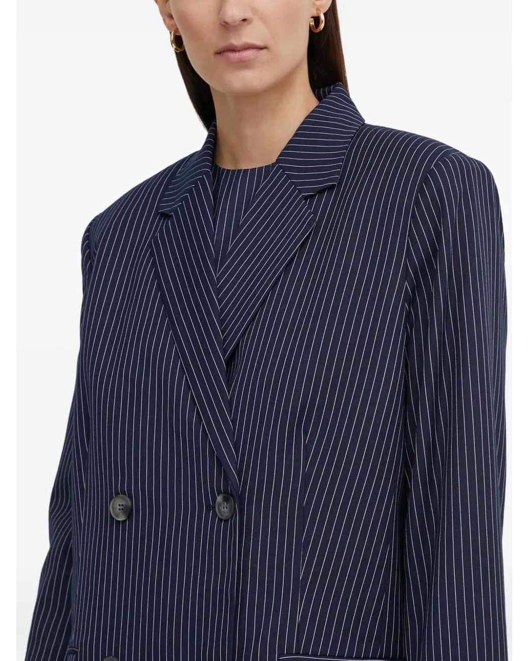 Day Birger et Mikkelsen Blue Herman Double-Breasted Blazer