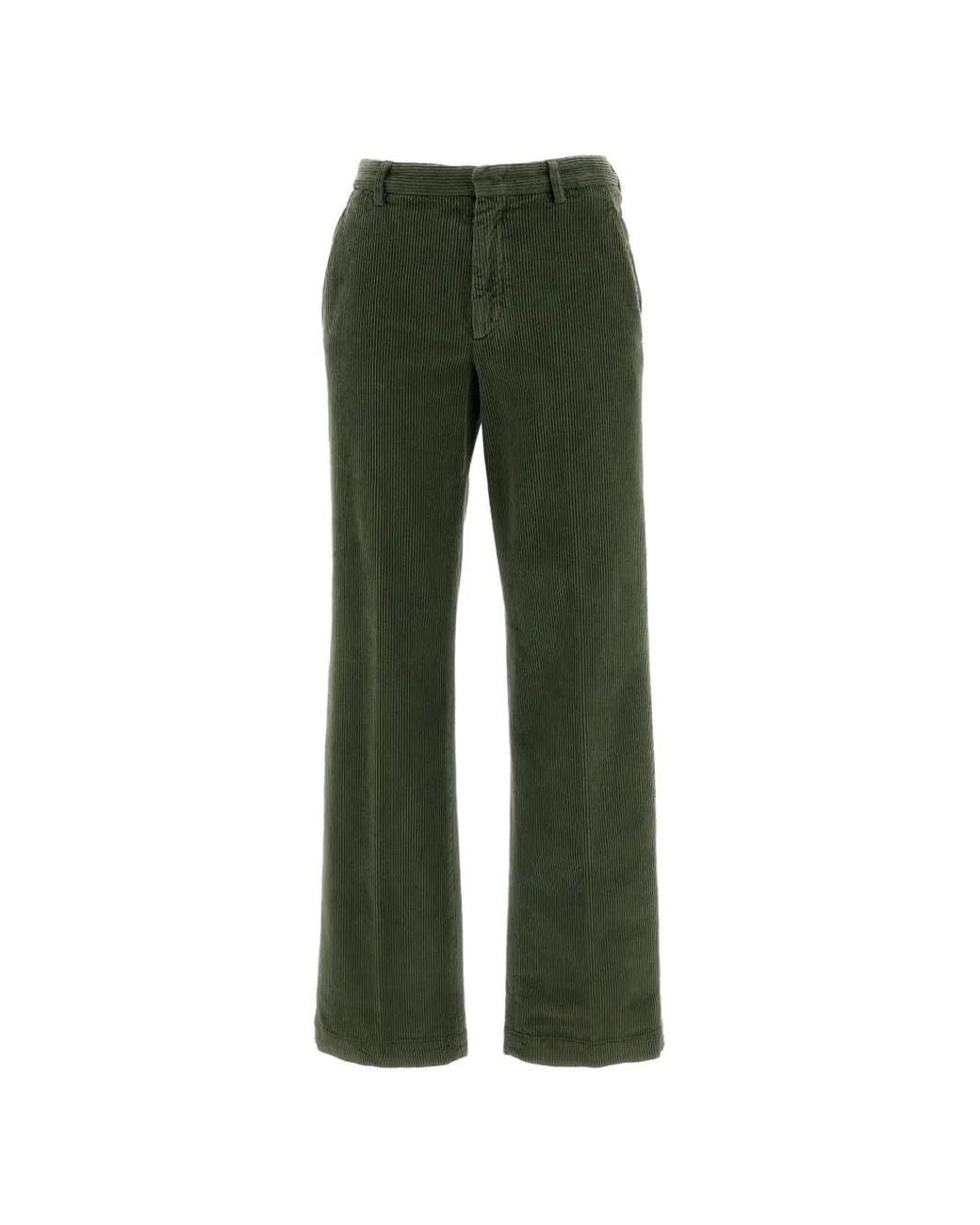Cellar Door Green Corduroy Trousers