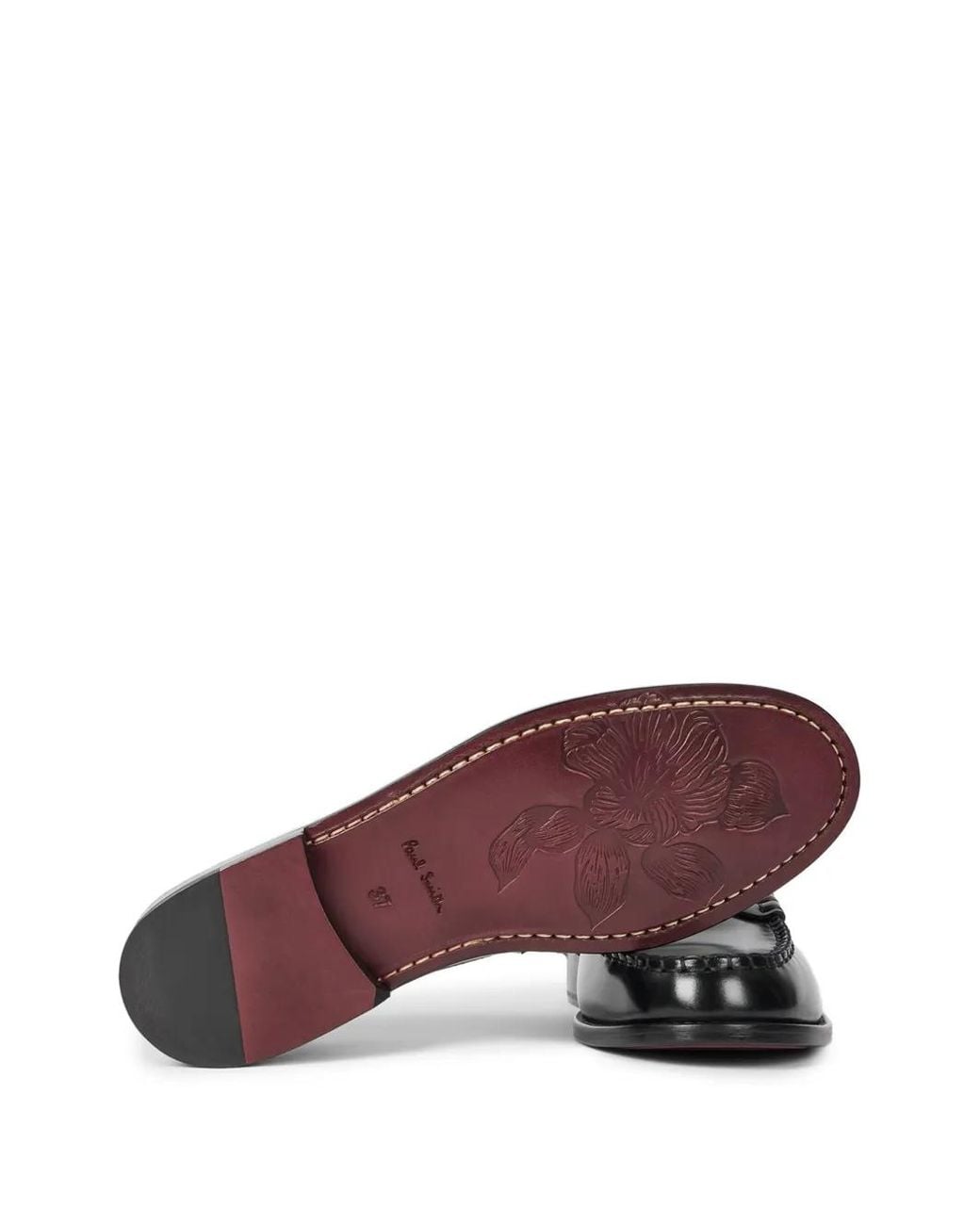 Paul Smith Black Laida High-Shine Loafers