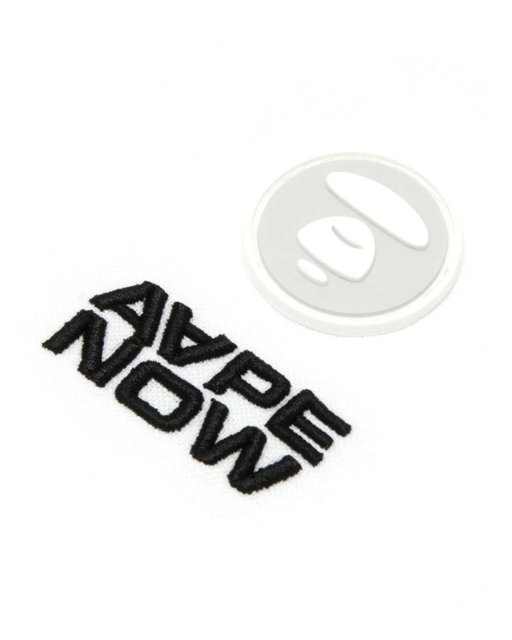 Aape By A Bathing Ape White Logo-Embroidered Shirt for men