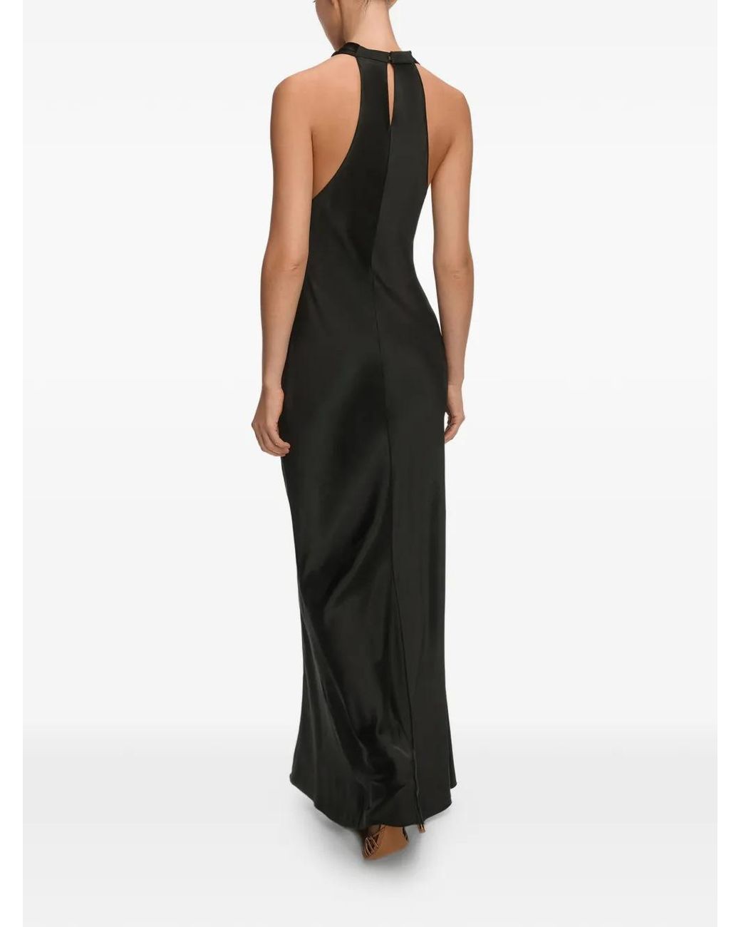 12 STOREEZ Black Zaha Halterneck Dress