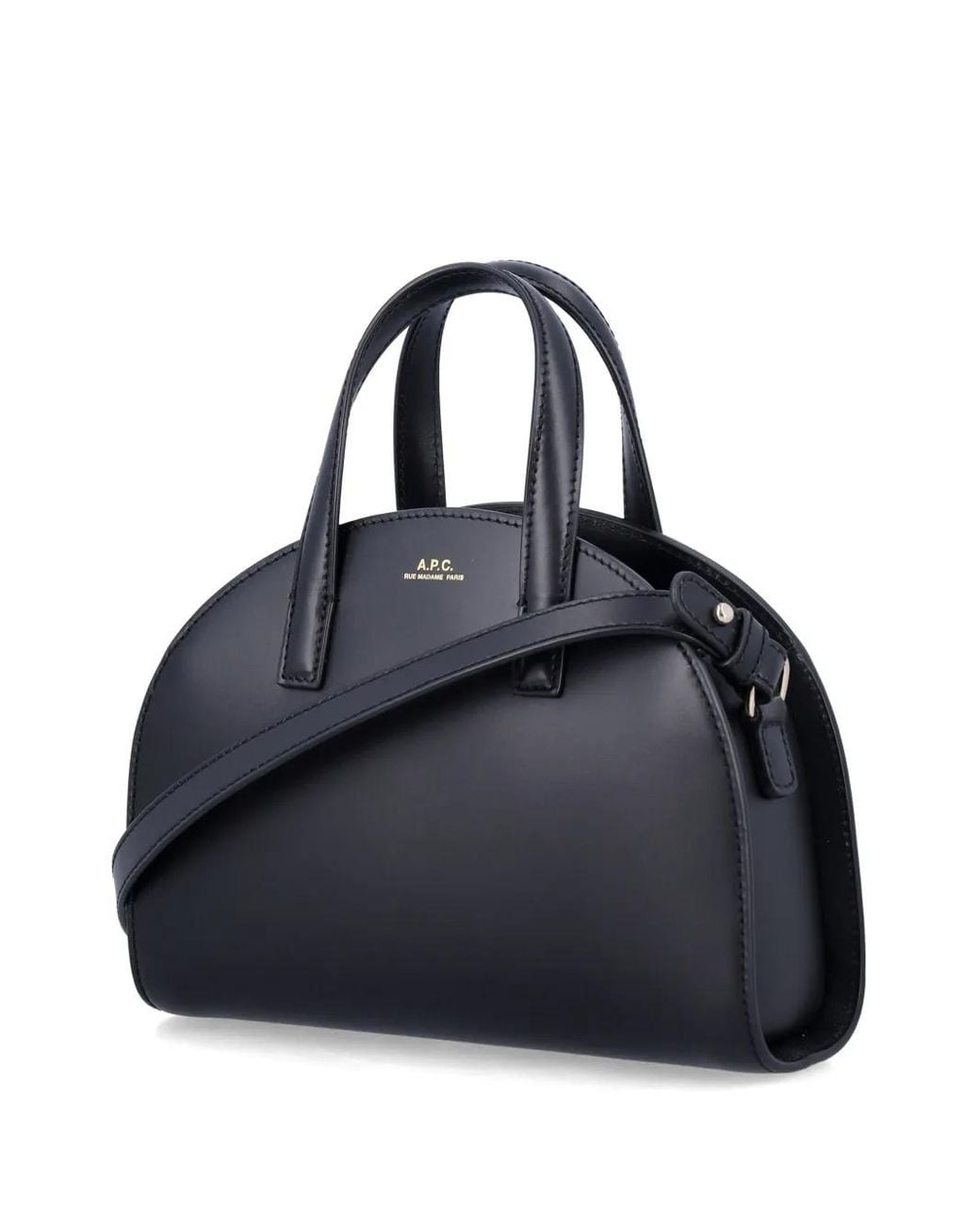 A.P.C. Blue Demi-Lune Mini Tote