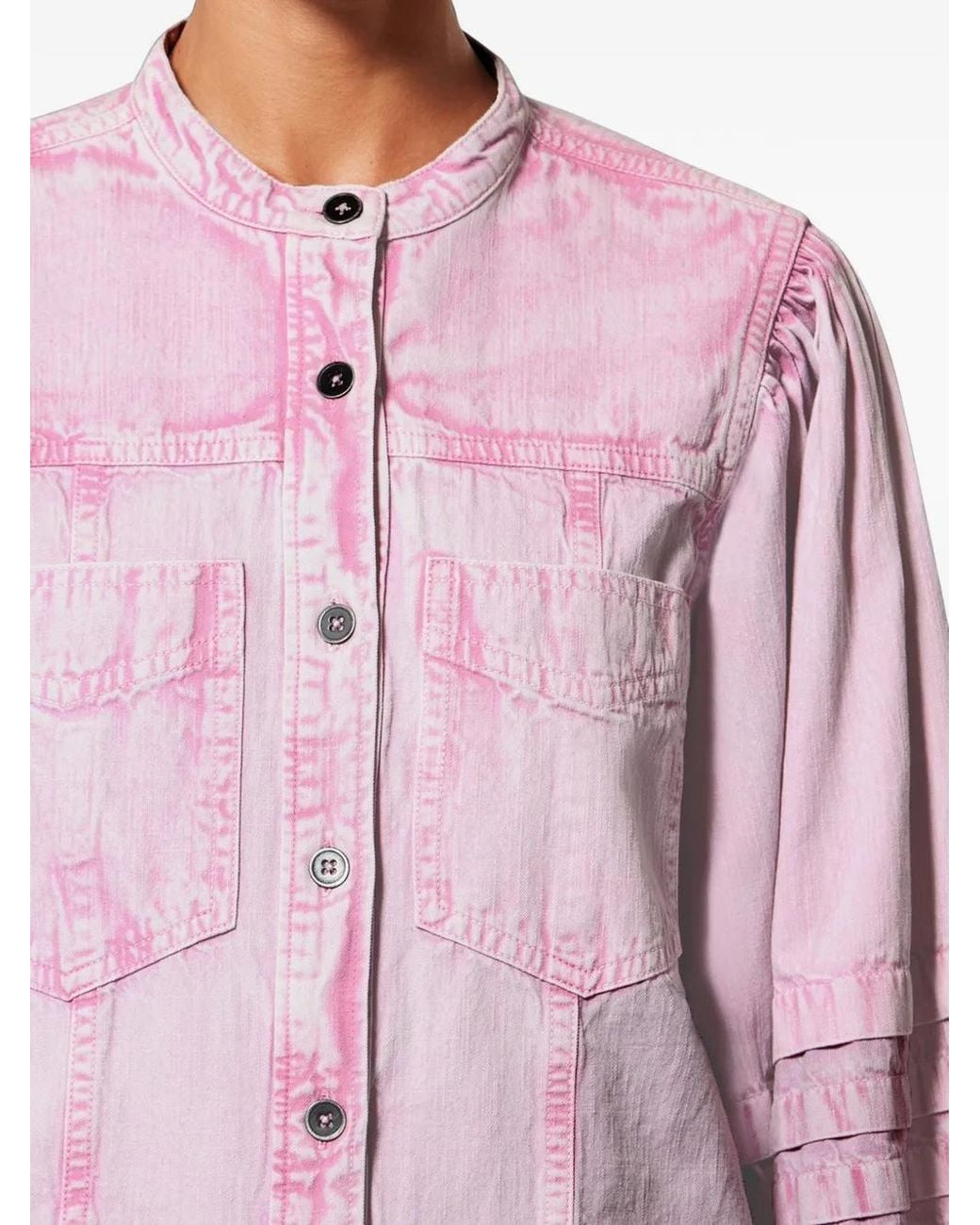 Isabel Marant Pink Mileda Cotton Shirt