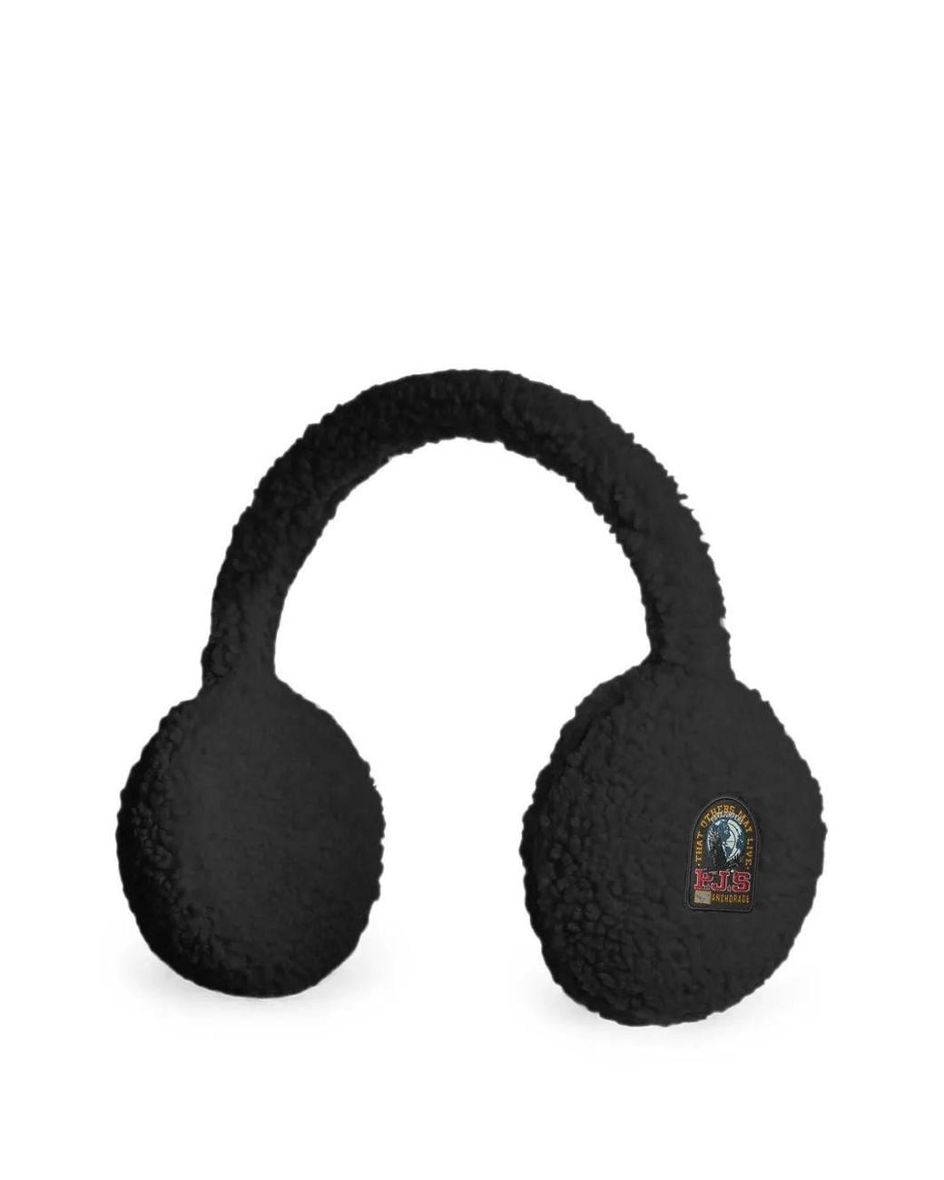 Parajumpers Black Rawam Fleece Earmuffs