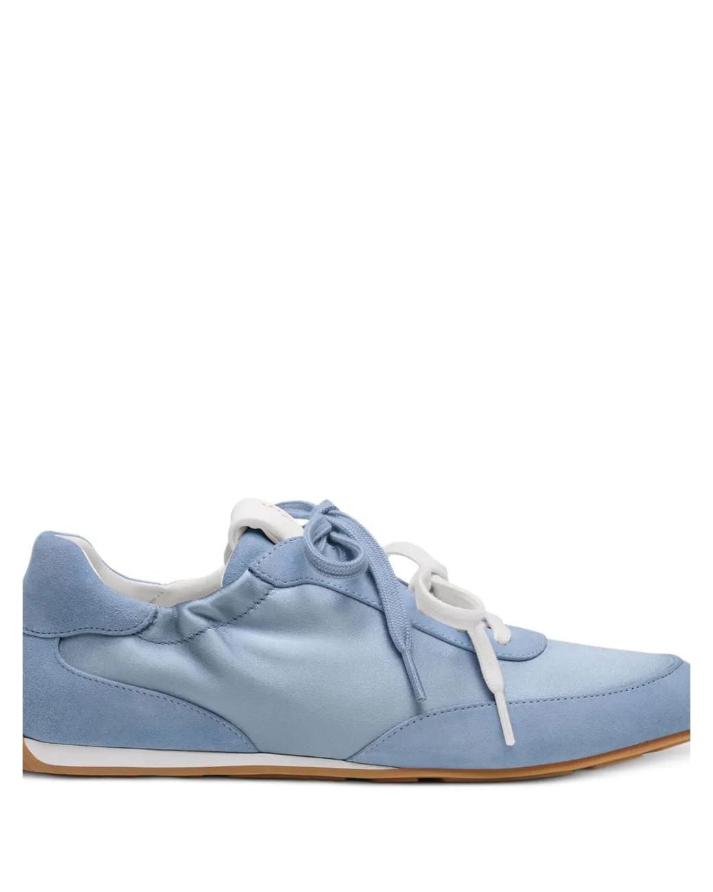 Stuart Weitzman Blue Bond Ruche Sneakers
