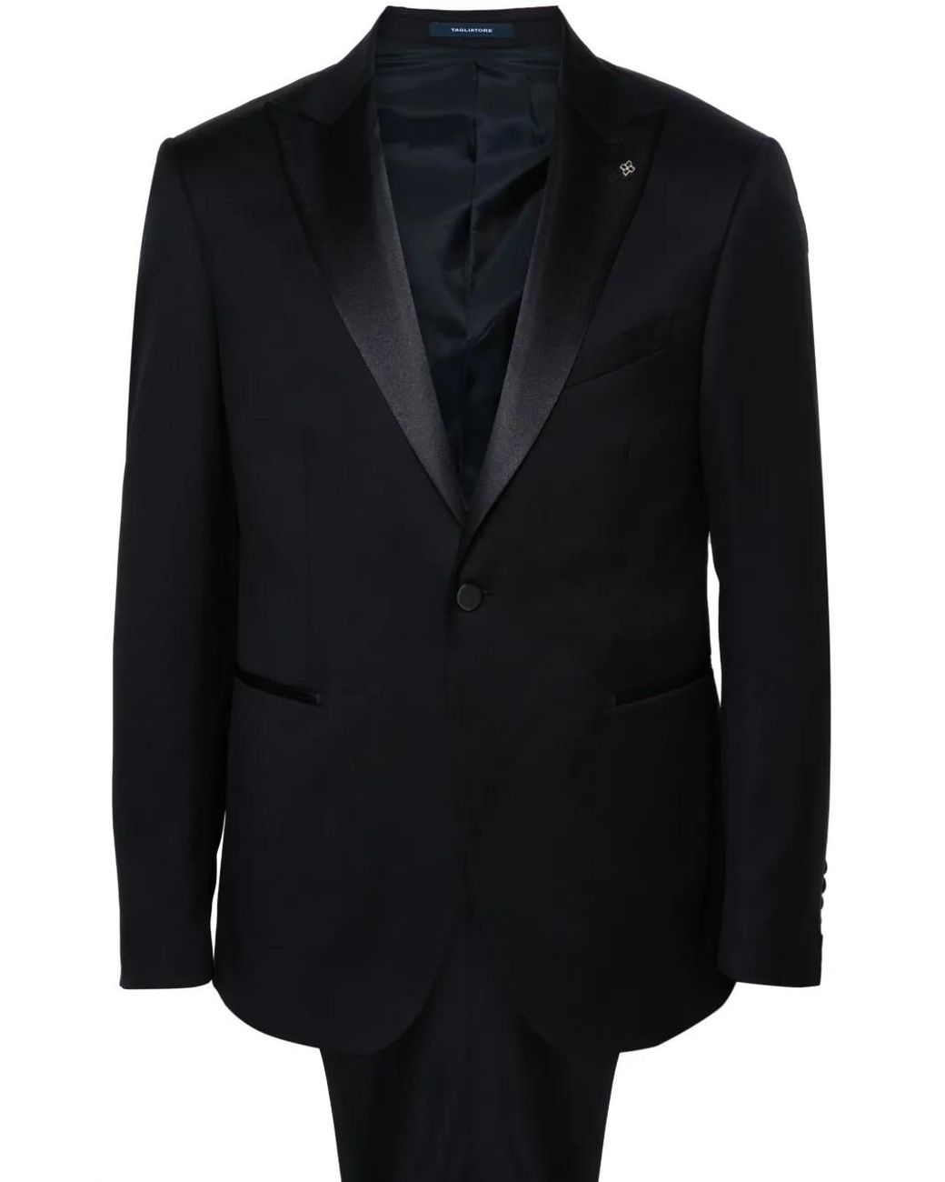 Tagliatore Blue Wool Single-Breasted Suit for men