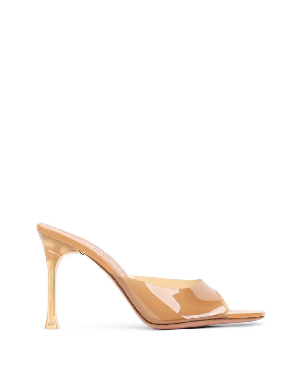 AMINA MUADDI Natural Alexa Heel Mules