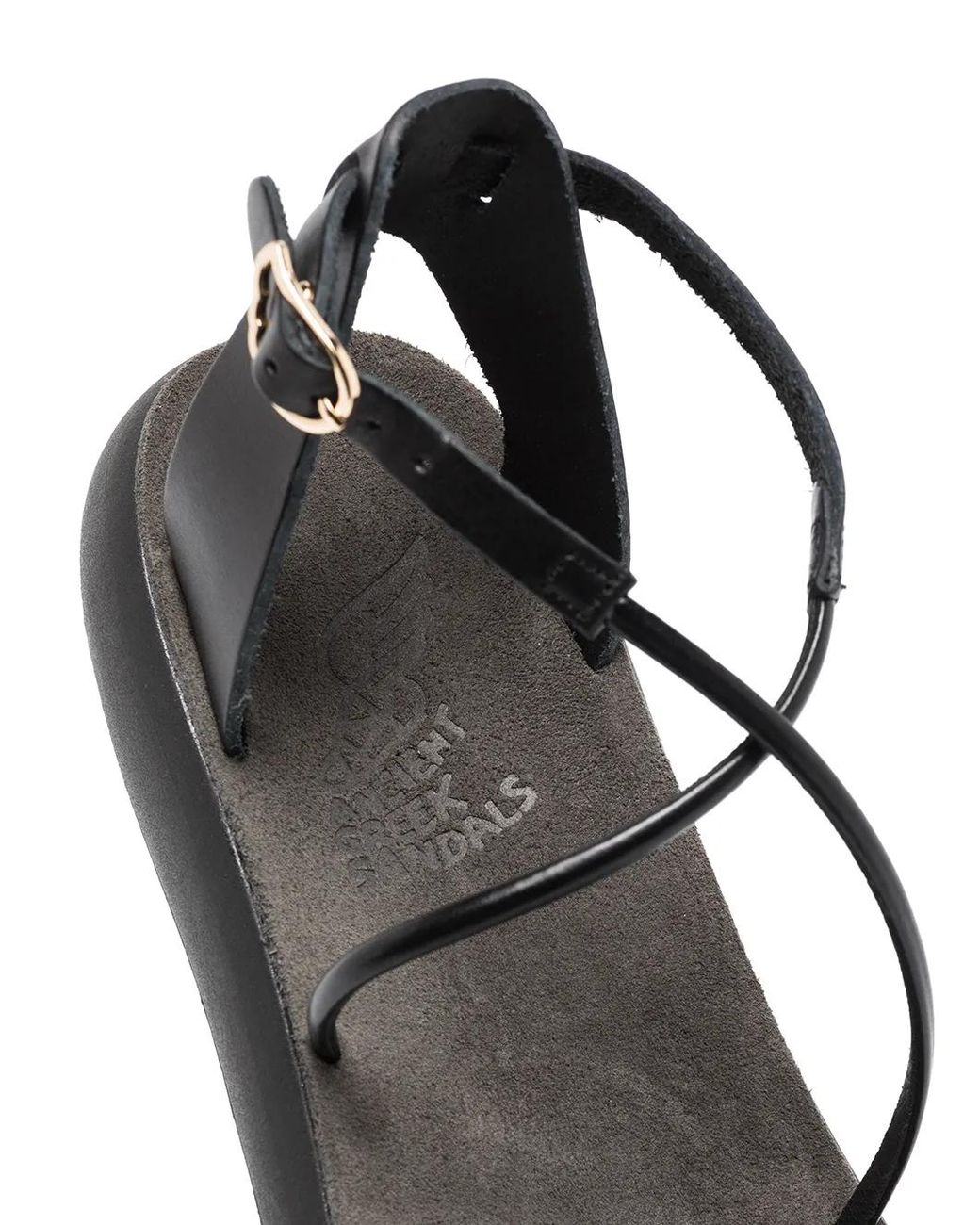 Ancient Greek Sandals Black Anastasia Strappy Sandals