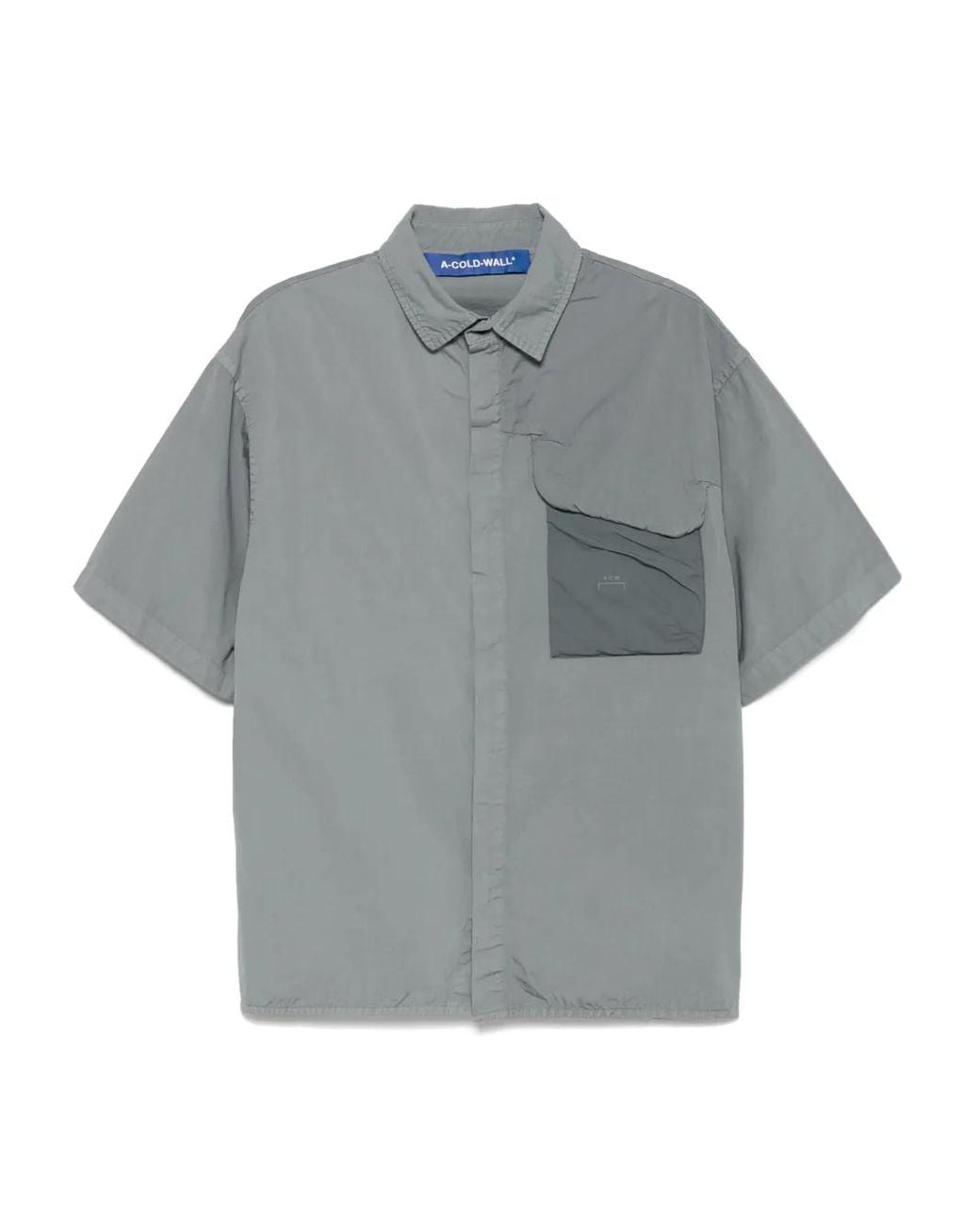 Camicia Con Logo di A_COLD_WALL* in Gray da Uomo