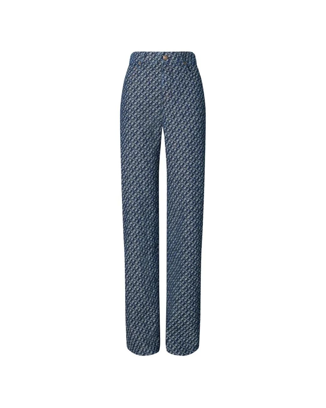 Tory Burch Blue Straight-Leg Jeans