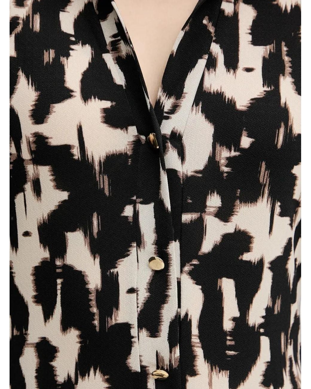 Morgan White Printed Midi Shirt Dress