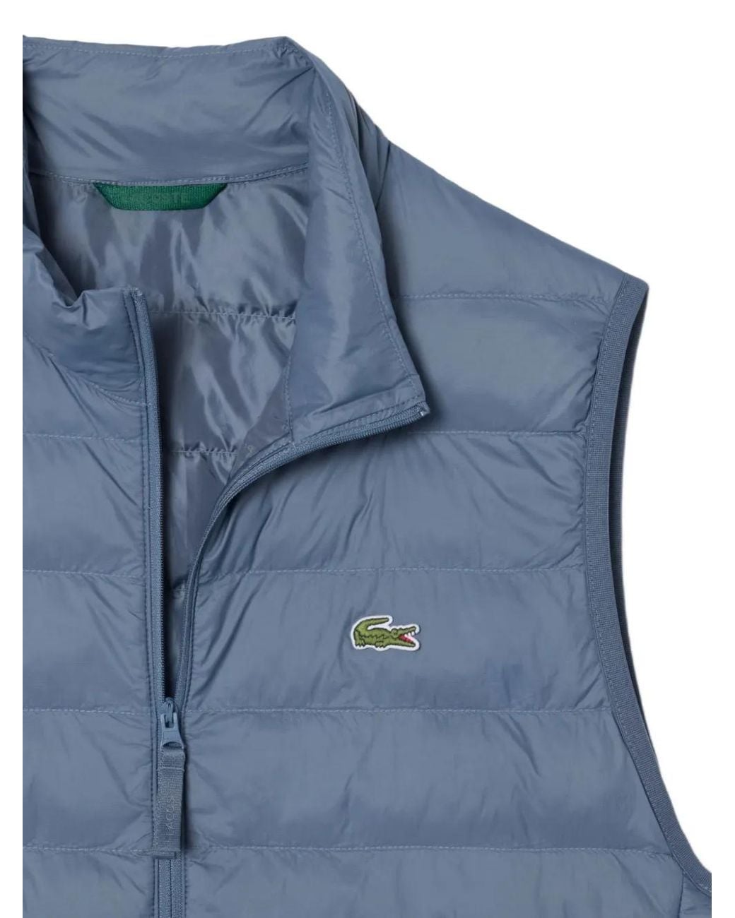 Lacoste Gesteppte Weste Mit Logo-Patch in Blue für Herren