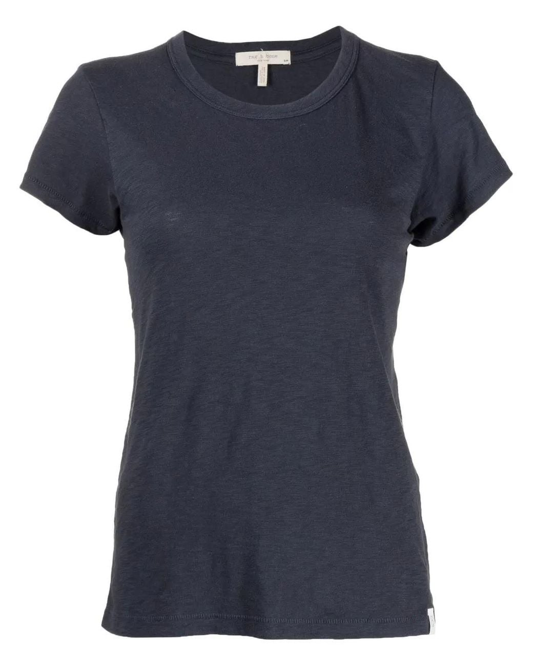 Rag & Bone Blue Slub Tee Short-Sleeves T-Shirt