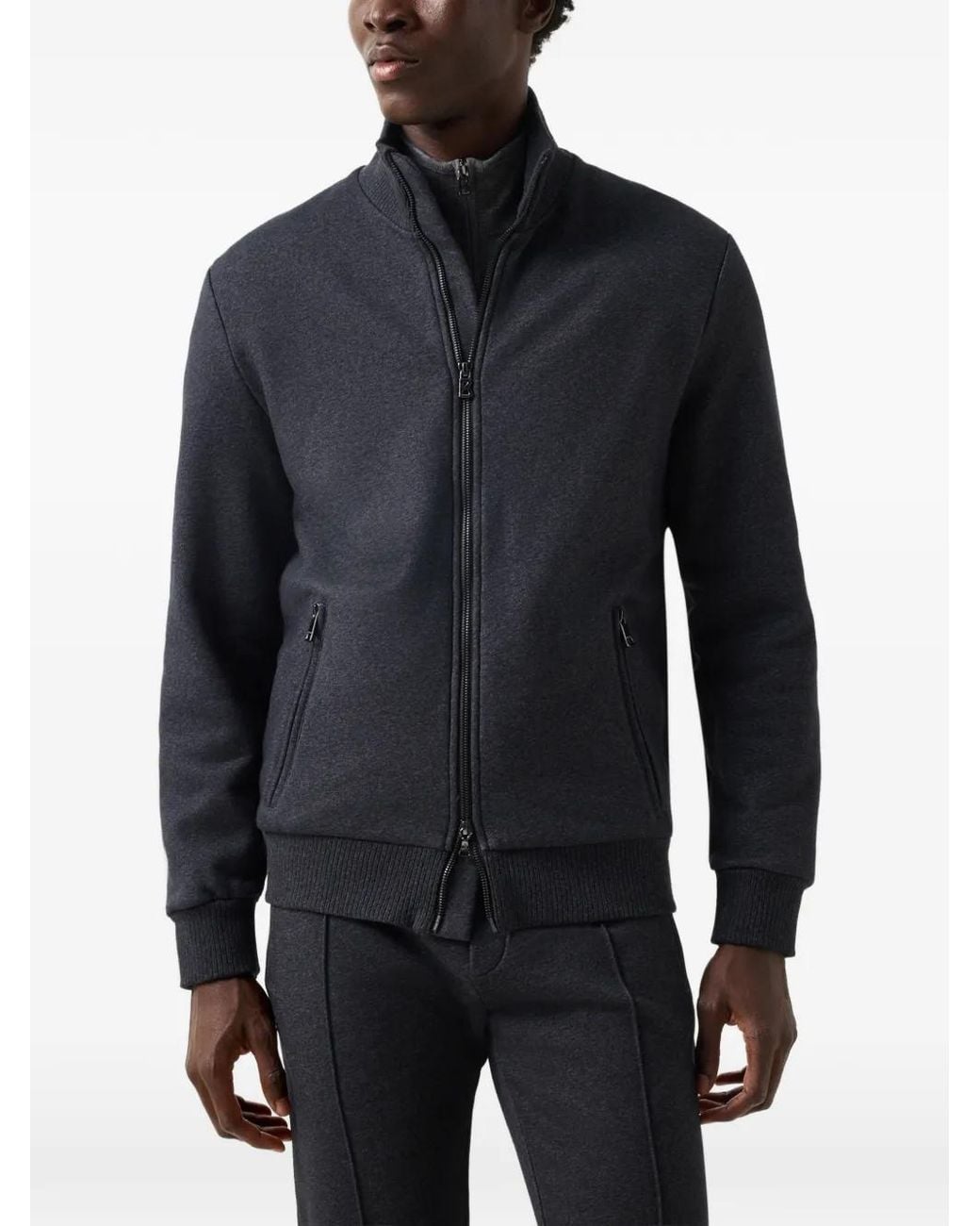 Bogner Blue Winston Zip-Up Jacket for men