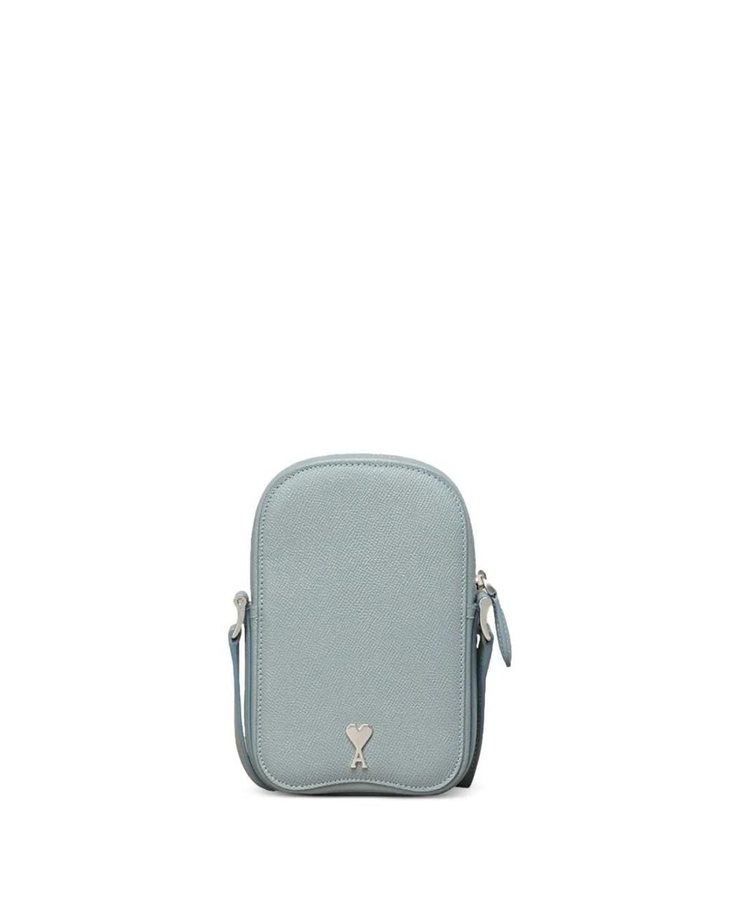 AMI Gray Paris Paris Shoulder Bag