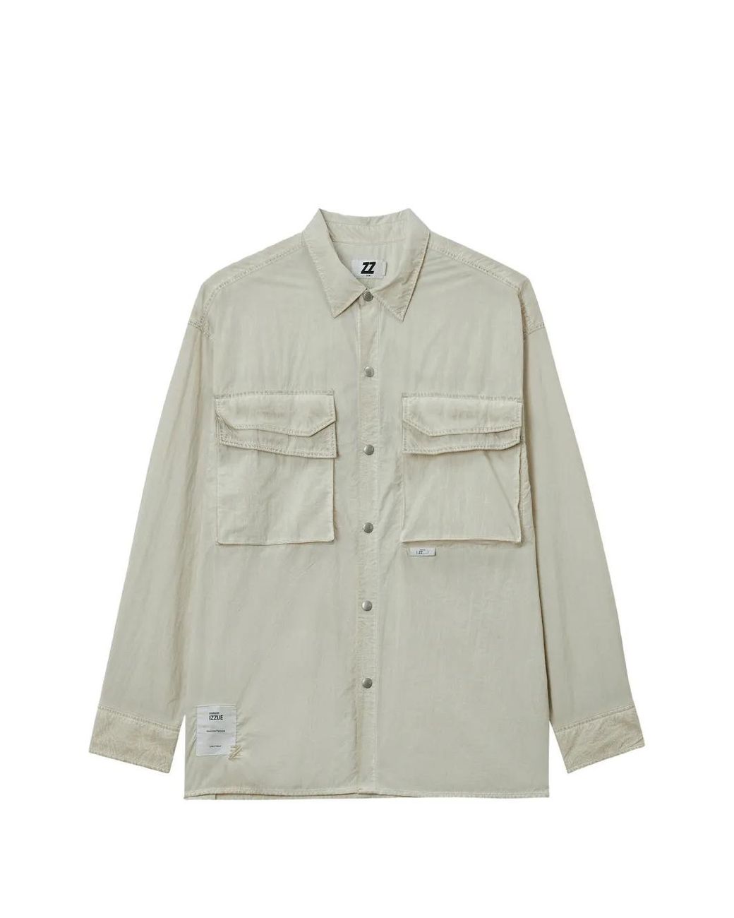 Izzue White Chemise À Poches Poitrine for men