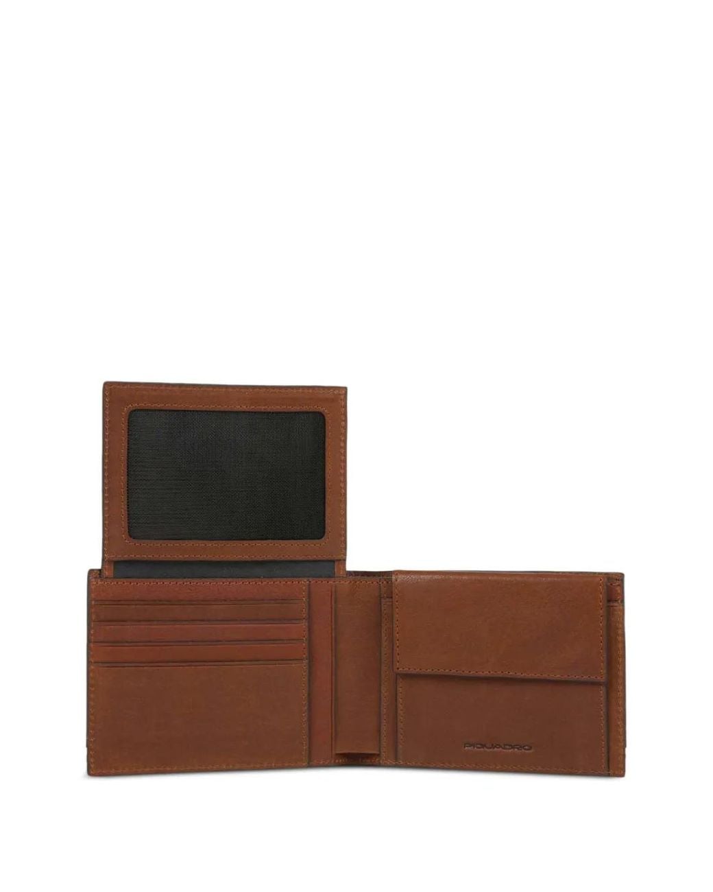 Piquadro Brown Flip-Up Wallet for men