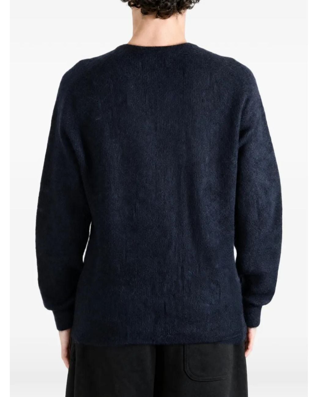 Auralee Pullover Mit V-Ausschnitt in Blue für Herren