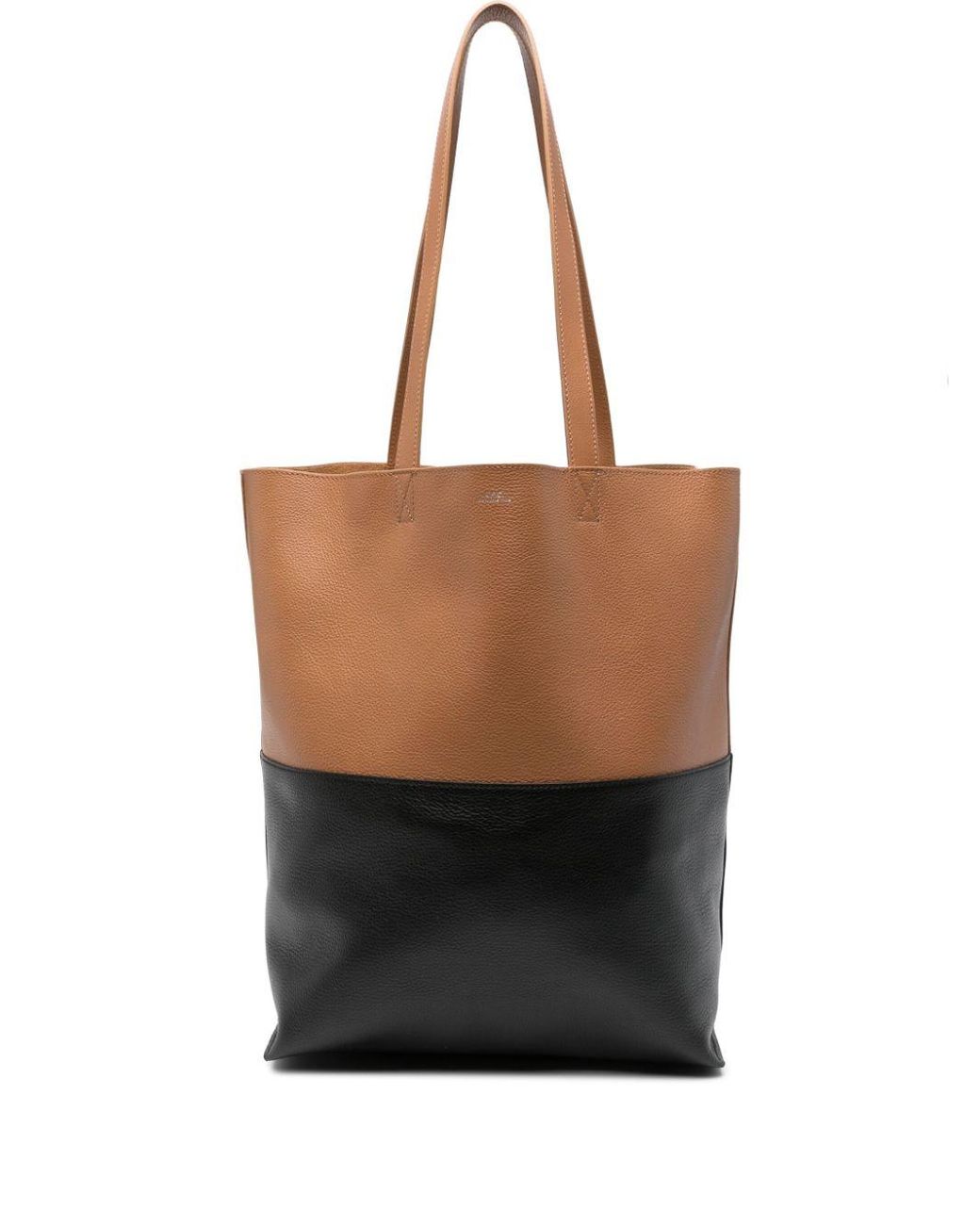 A.P.C. Large Maiko Tote Bag in Black | Lyst