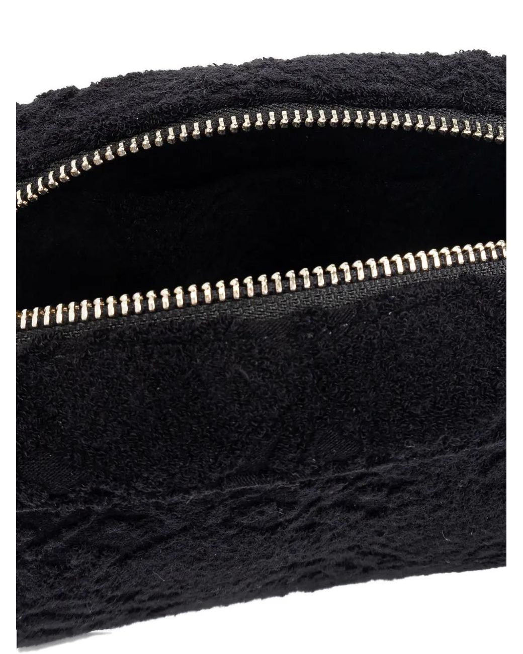 Tory Burch Black Ella Cotton Pouch