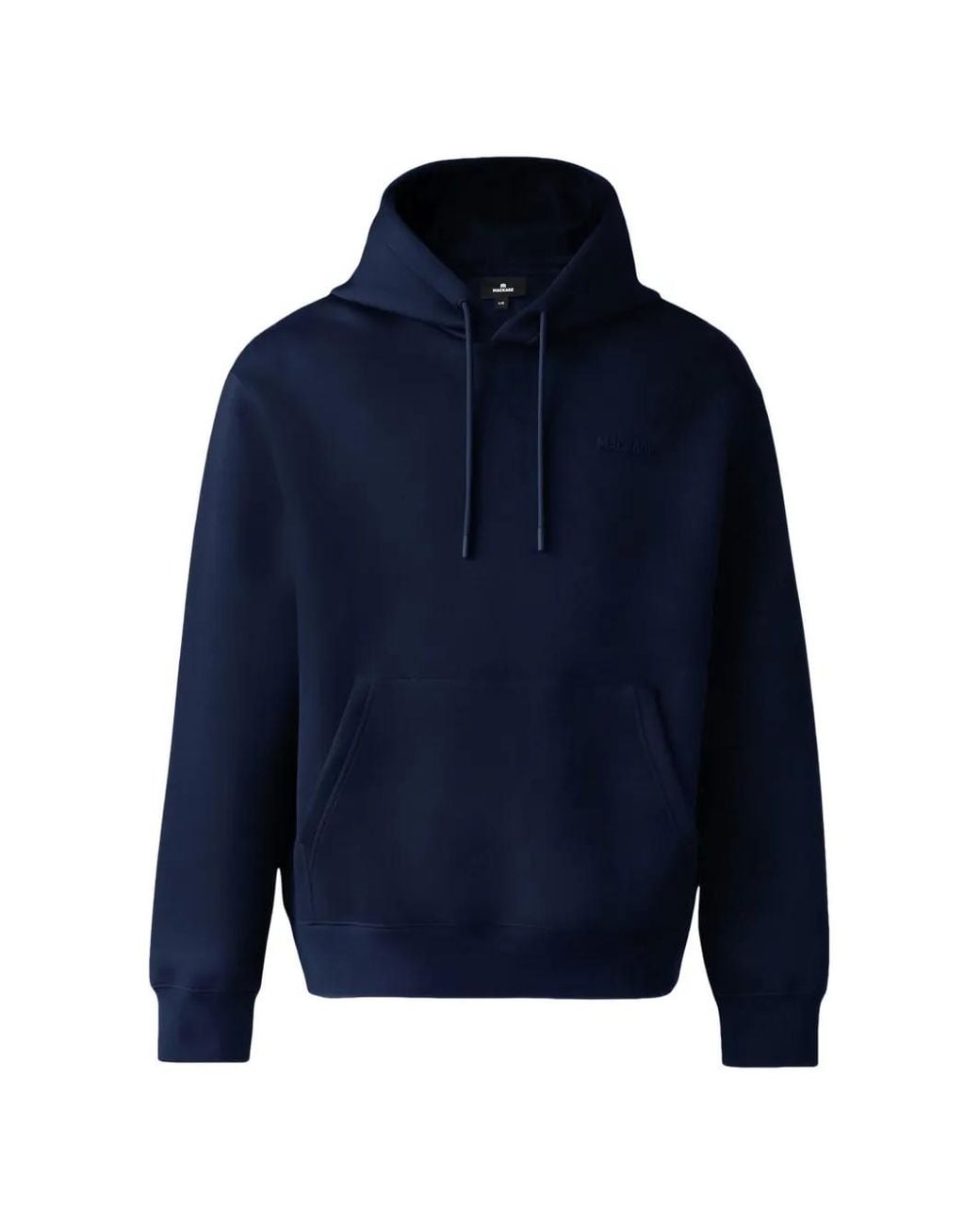Mackage Blue Krystian Logo-Detail Hoodie for men