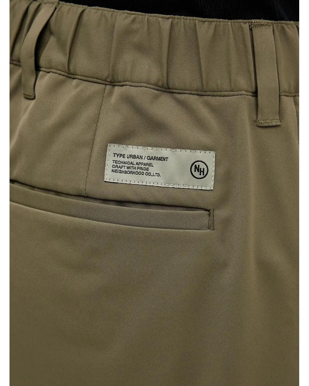 Neighborhood Green Elasticated-Waistband Trousers for men