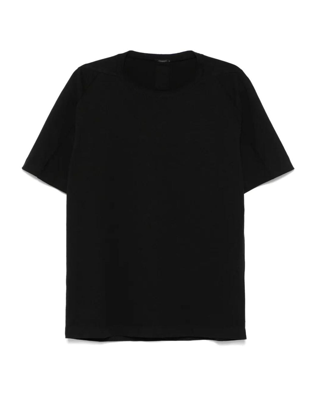 Transit Black Jersey T-Shirt for men