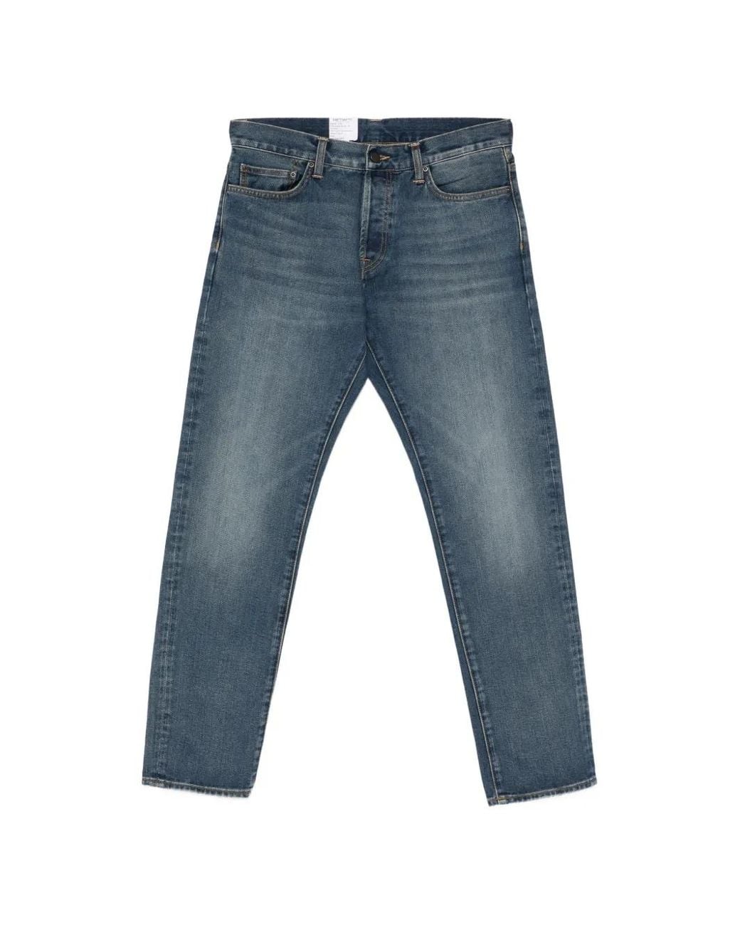 Carhartt Blue Klondike Buttoned Jeans for men