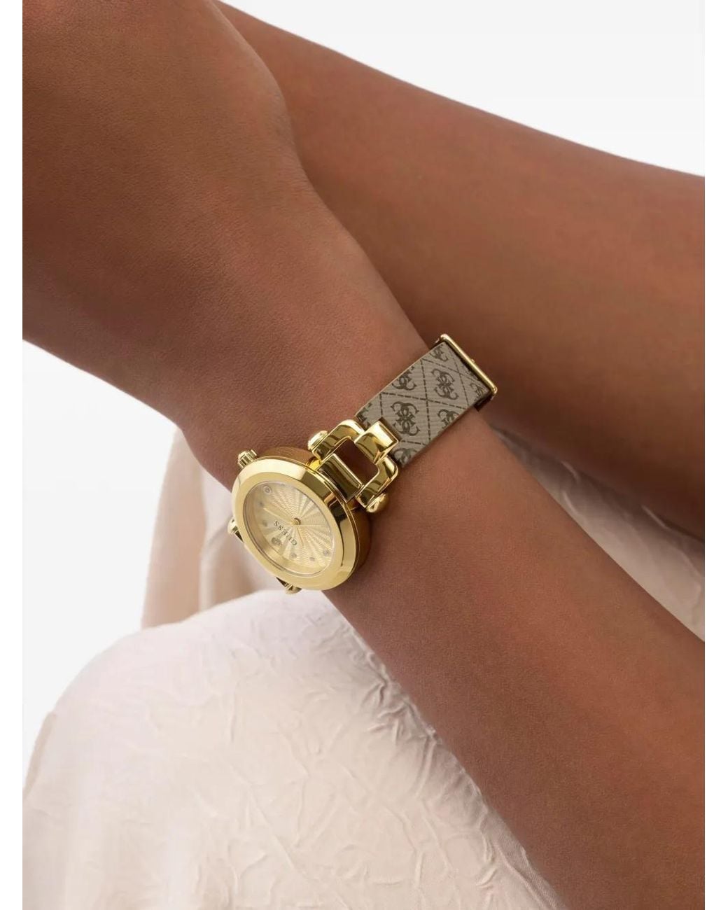 Guess Metallic Ginger Tone Analog Watch