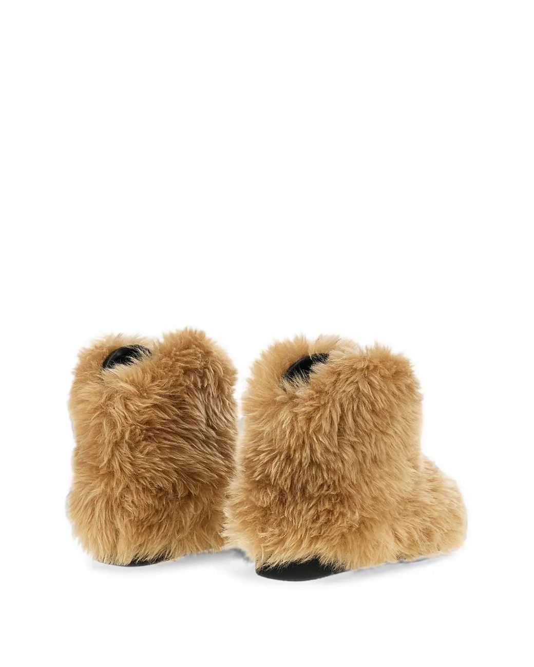 Stand Studio Natural Maisie Faux-Fur Ankle Boots