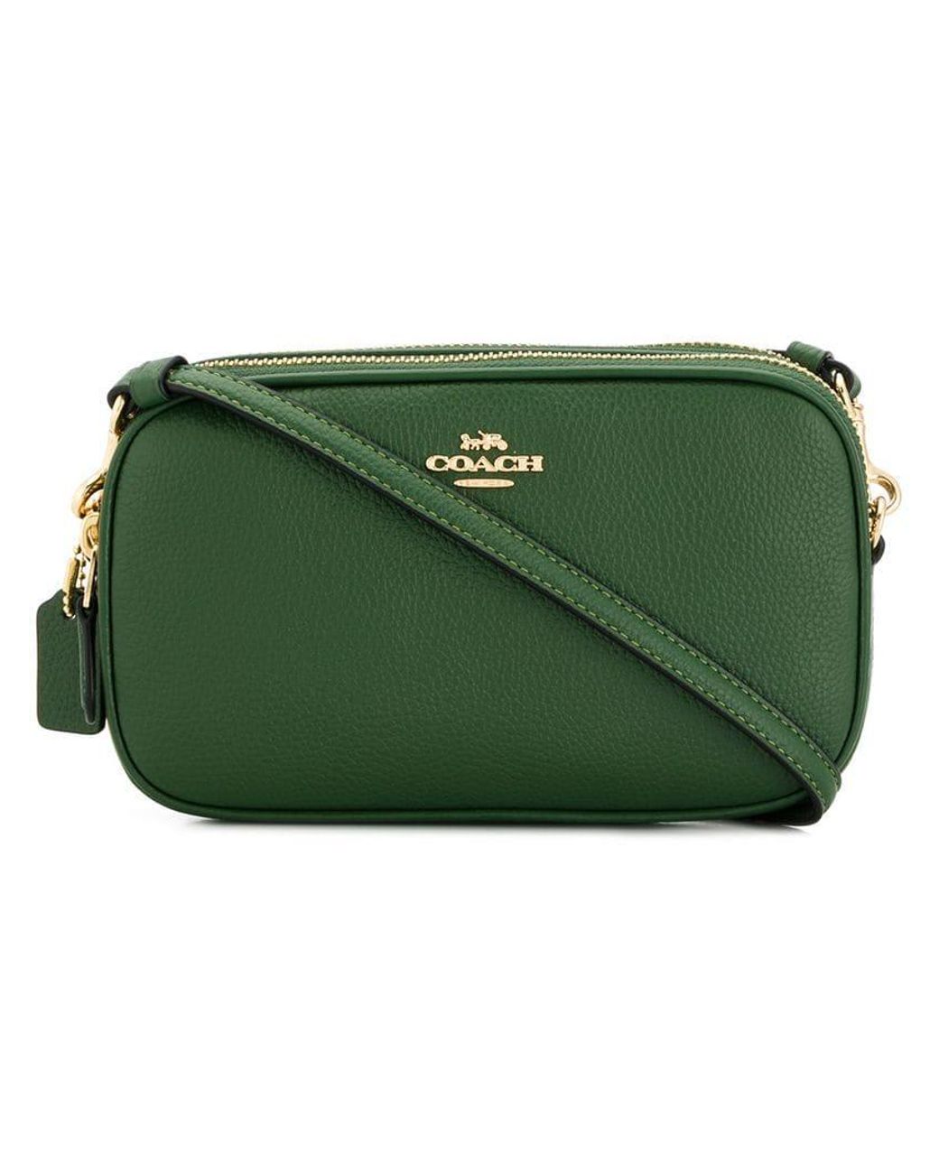 coach green crossbody bag