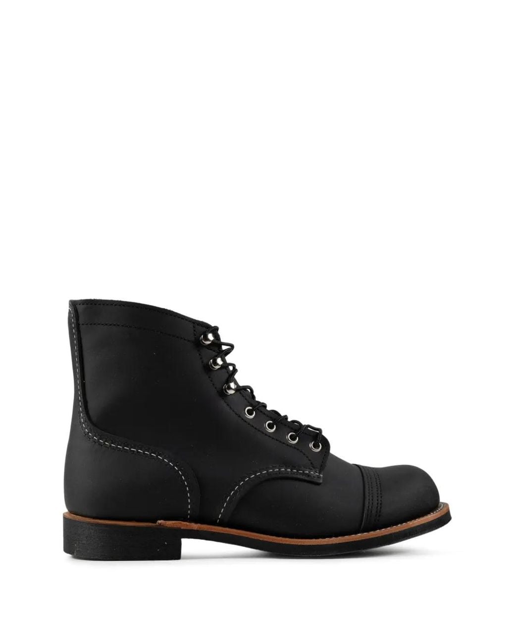 Red Wing Black Iron Ranger Leather Combat Boots for men