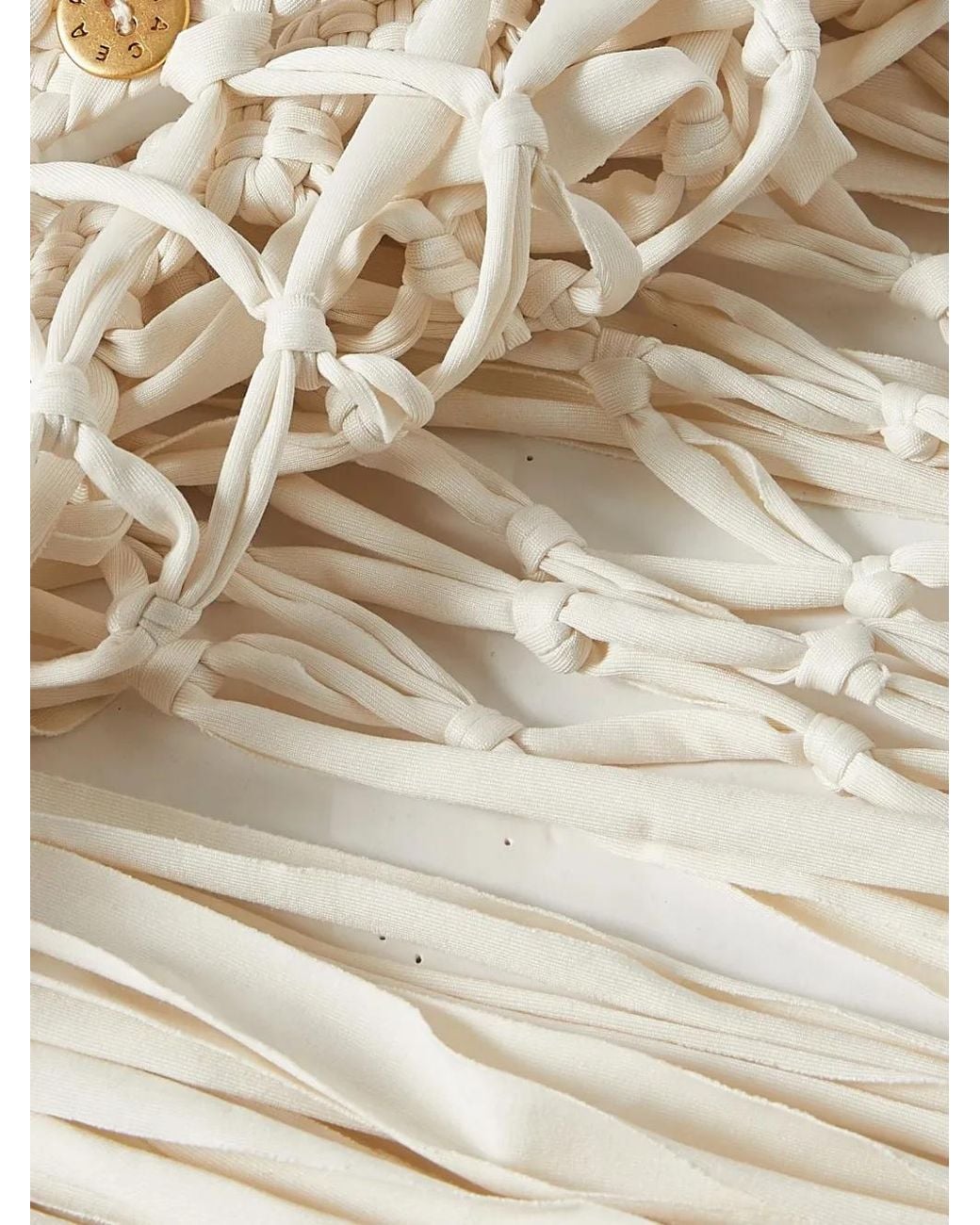 Palmacea White Fringed Skirt