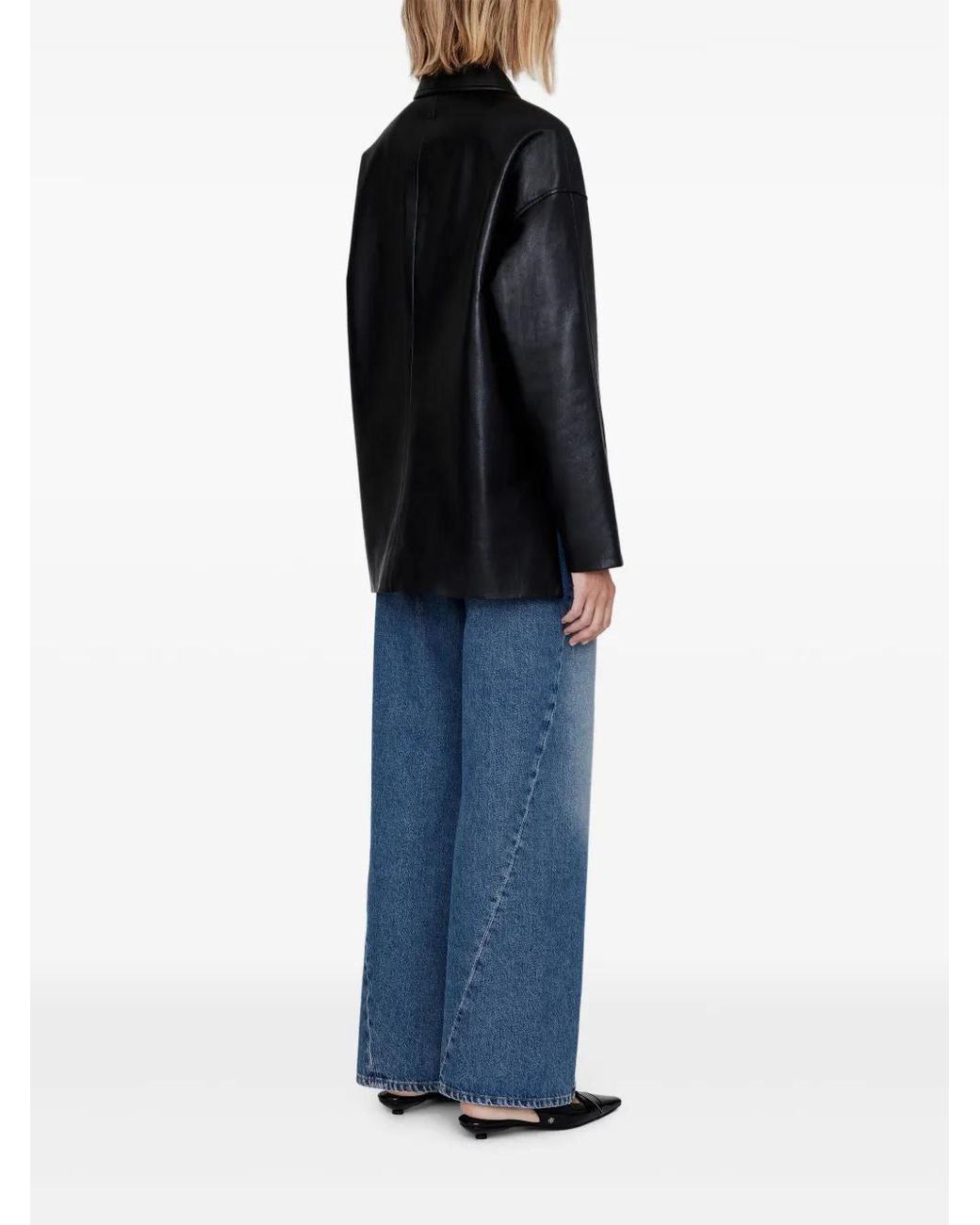 Anine Bing Blue Luca Jacket