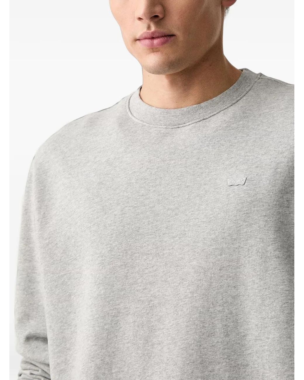 Pull À Patch Logo Levi's pour homme en coloris Gray