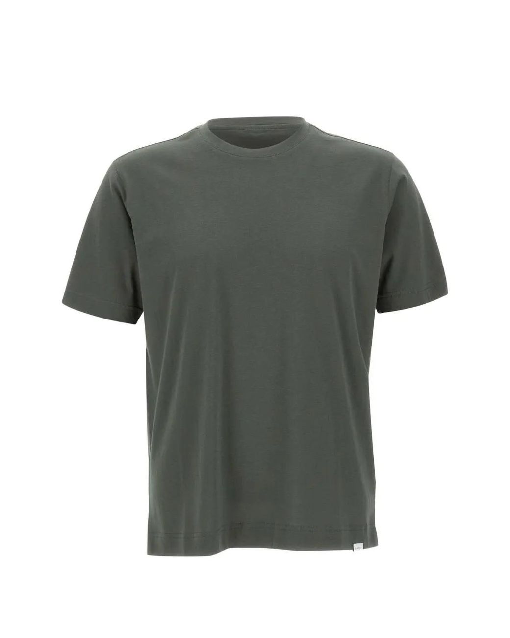 Diktat Gray Crew-Neck T-Shirt for men