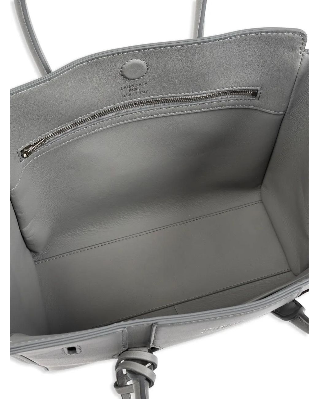 Balenciaga ミニハンプトン ハンドバッグ グレー | Lyst