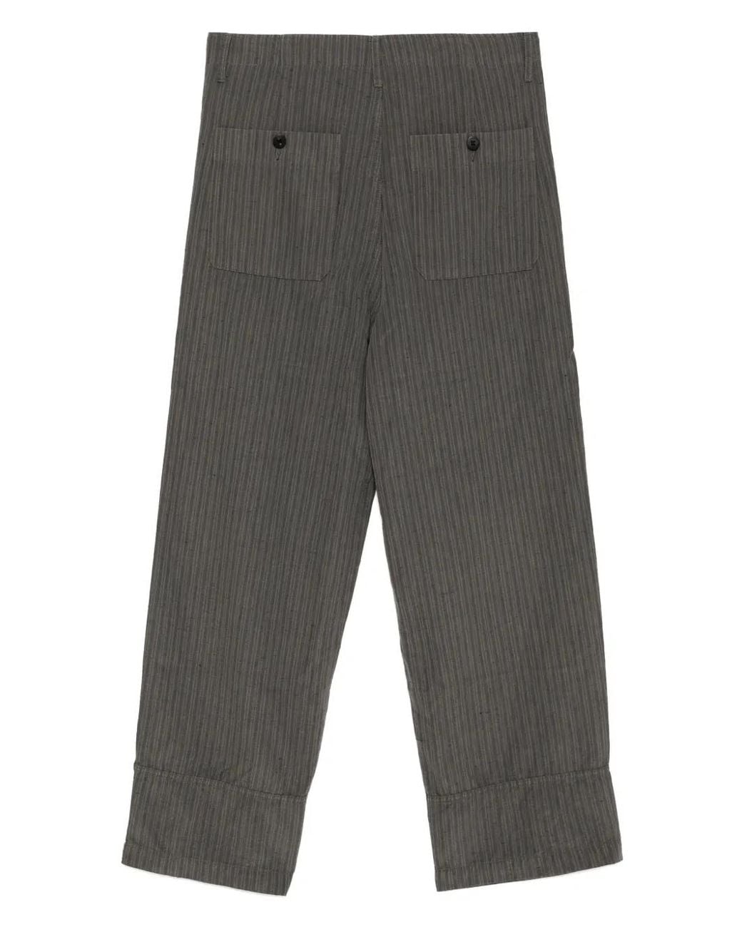 Visvim Gray Patchwork Design Trousers for men