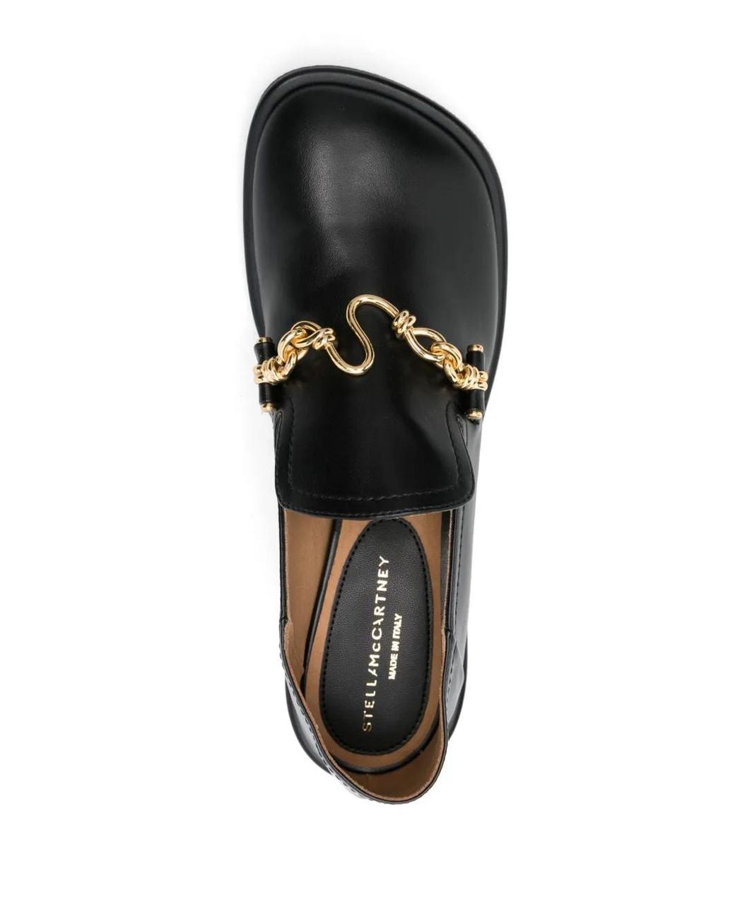 Stella McCartney Black 45Mm Metallic-Detail Pumps