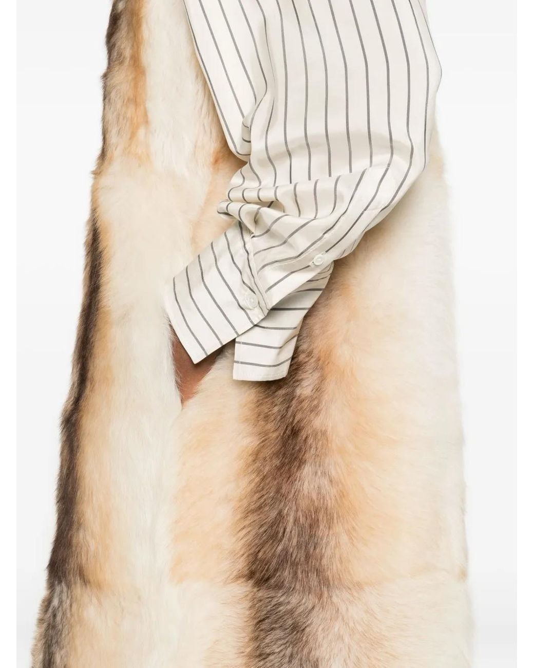 Vests Yves Salomon de color Natural