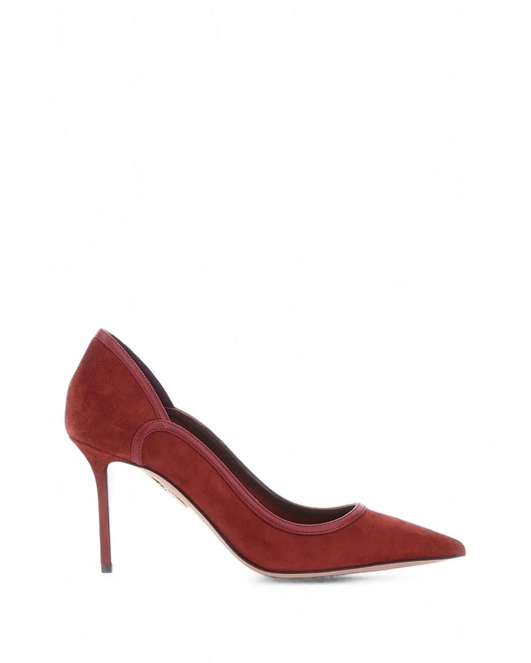 Aquazzura Red Pointed-Toe Pumps