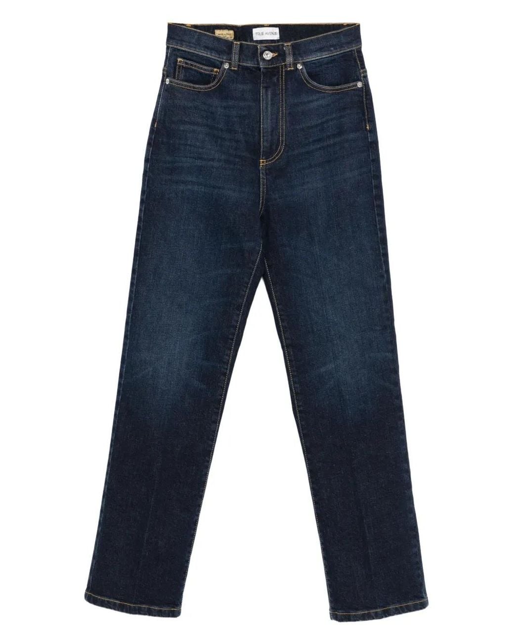TRUE AVENUE Blue Five-Pocket Jeans