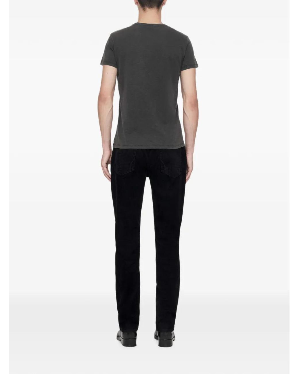 AllSaints Black Emblems Graphic-Print Crew-Neck T-Shirt for men